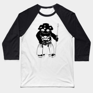 Poisonous Samurai Frog Baseball T-Shirt